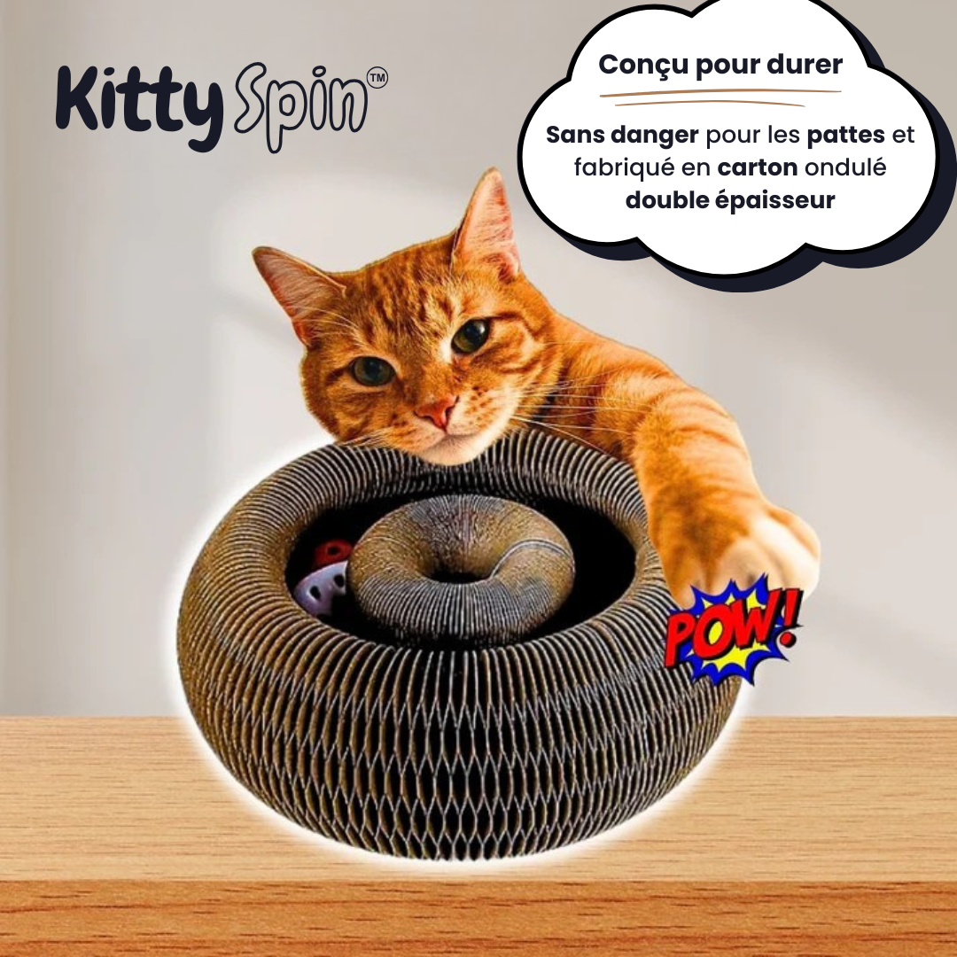 Tourbillon Félin™ | Griffoir interactif pour chats