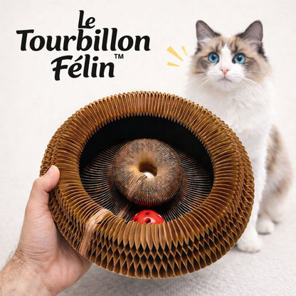 Tourbillon Félin™ | Griffoir interactif pour chats